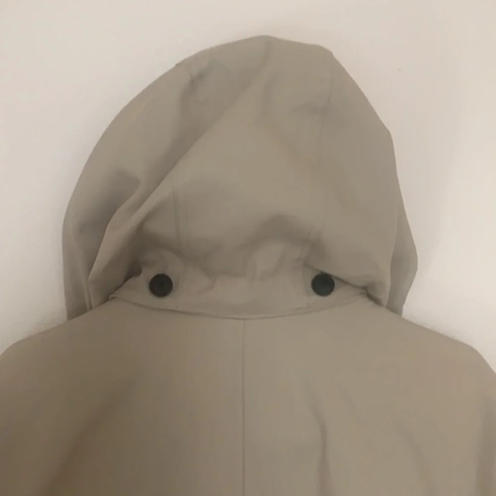 Club Monaco mens trench coat chaqueta jacket with detachable hood in size Large